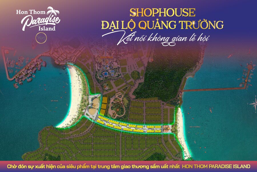 Shophouse Đại Lộ Quảng Trường kết nối không gian lễ hội