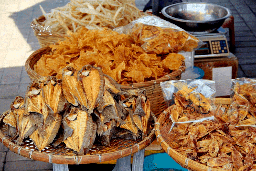 Hải sản kh&ocirc; Ph&uacute; Quốc