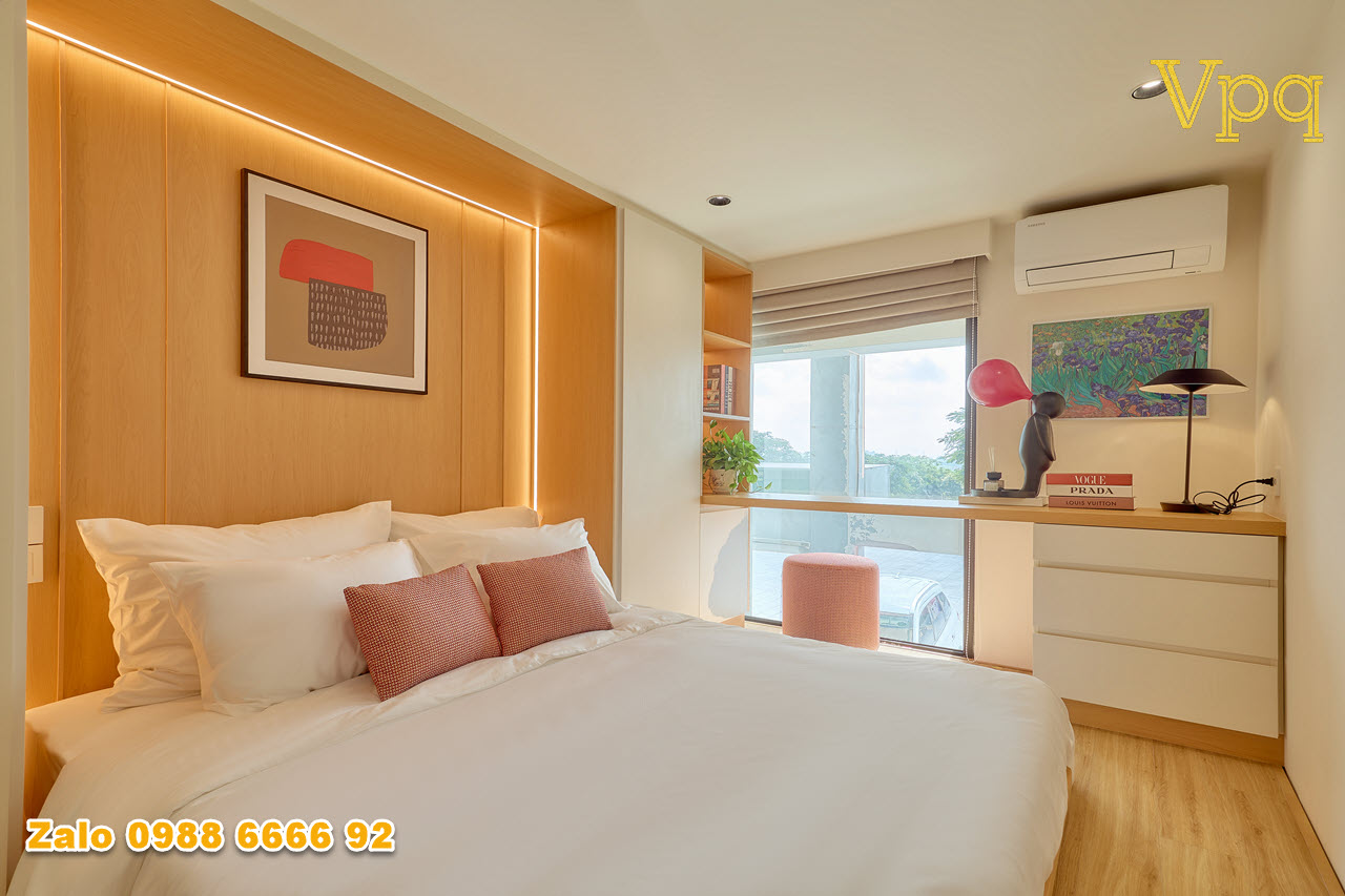 Ph&ograve;ng ngủ căn hộ 1BR+1 Art Residence