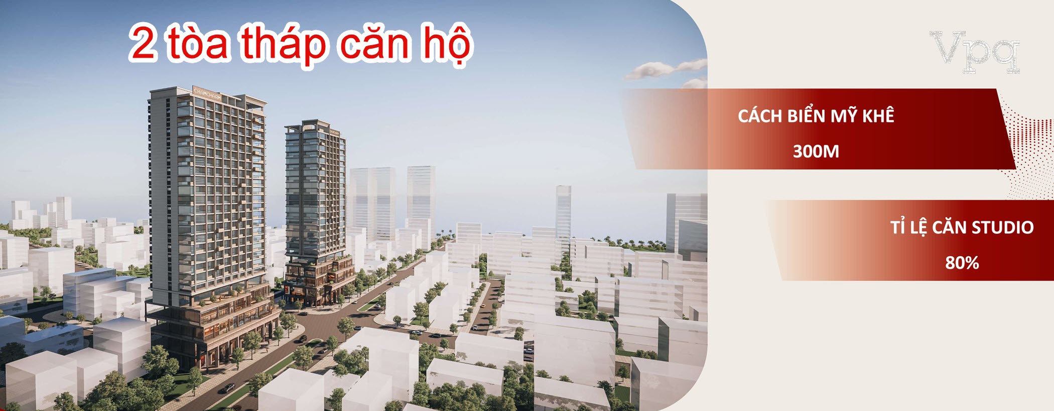 2 tòa tháp căn hộ Vương Thừa Vũ 4000m2 cao 25 tầng
