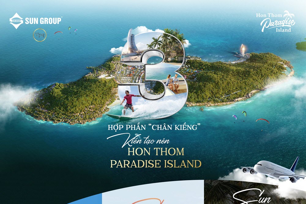 3 hợp phần của Hon Thom Paradise Island