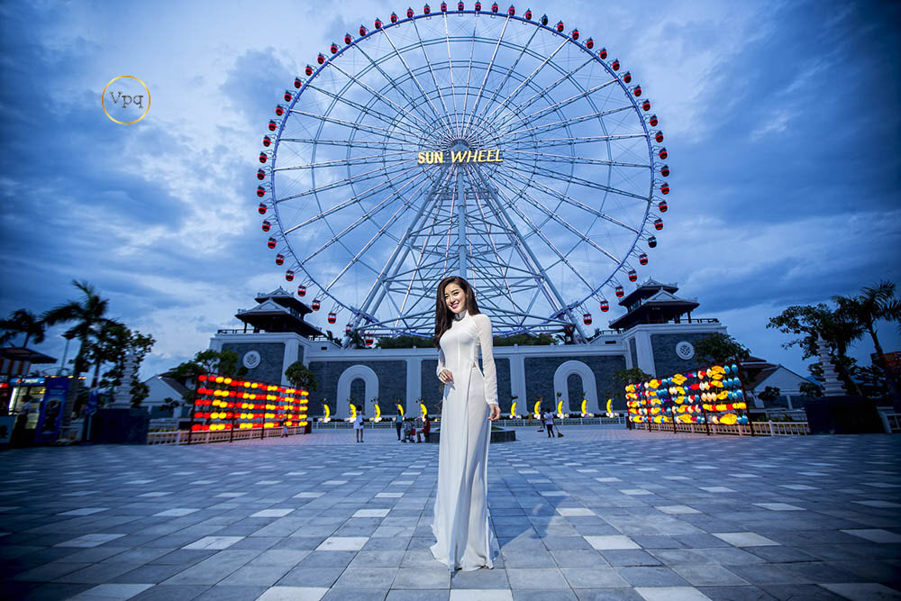 &Aacute; hậu Huyền My tại Asia Park
