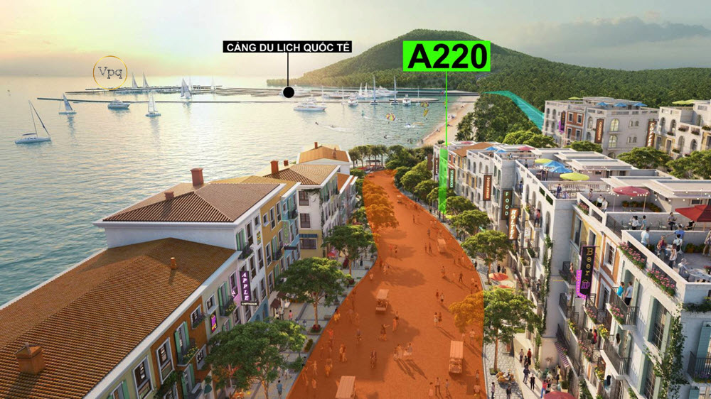 Shophouse A220 - t&acirc;m điểm kết nối 3 đ&ocirc; thị: đ&ocirc; thị 35ha 862 căn đ&atilde; h&igrave;nh th&agrave;nh, đ&ocirc; thị 10ha chuẩn bị triển khai, thị trấn du lịch Địa Trung Hải hơn 600 căn shophouse v&agrave; 1251 căn hộ