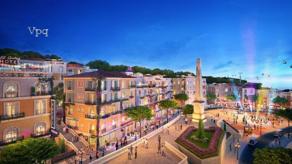 Bút đá tháp Obelisks tại Sunset Town Phú Quốc