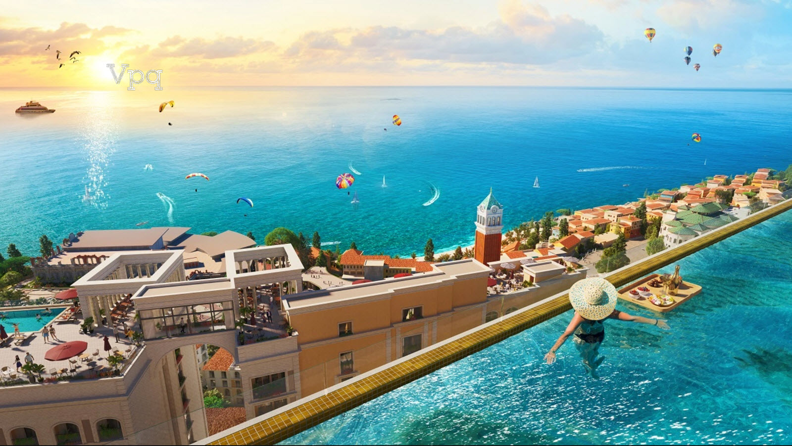 Căn hộ Hillside sở hữu bể bơi vô cực view 360 độ Phú Quốc