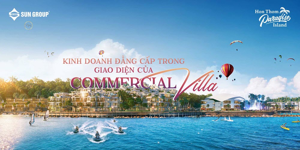 Kinh doanh đẳng cấp trong giao diện Commercial Villa