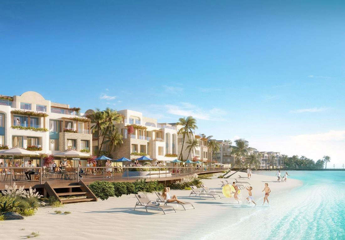 Ảnh phối cảnh minh họa biệt thự ven biển tại Hon Thom Paradise Island. Ảnh: Sun Property