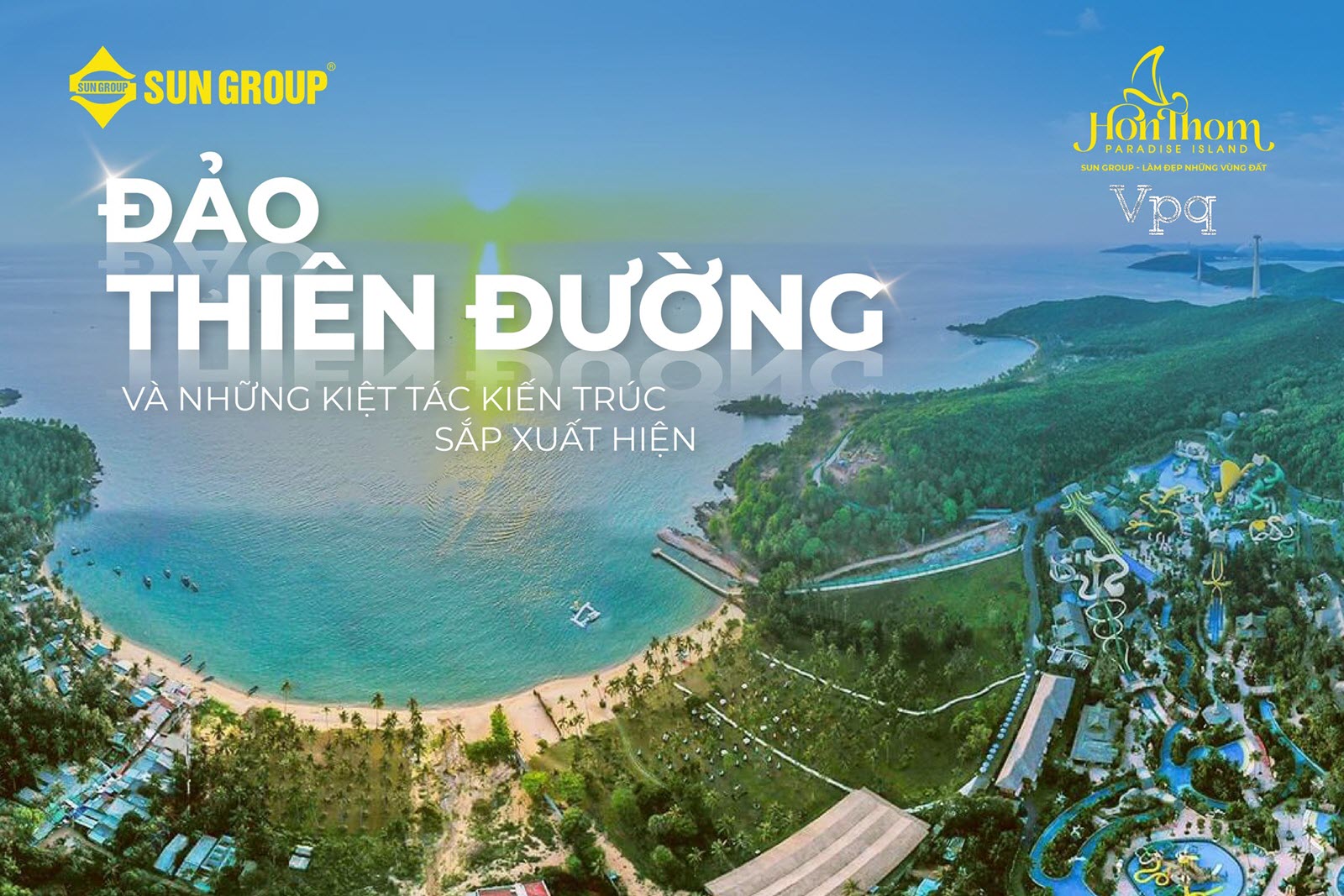 B&atilde;i biển H&ograve;n Thơm với biển xanh trong