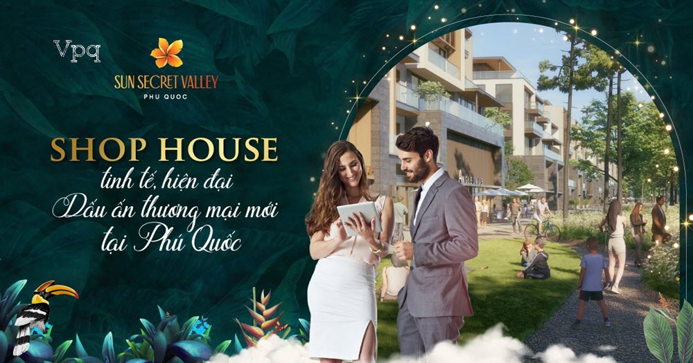 Shophouse tinh tế, hiện đại - Dấu ấn thương mại tại Ph&uacute; Quốc