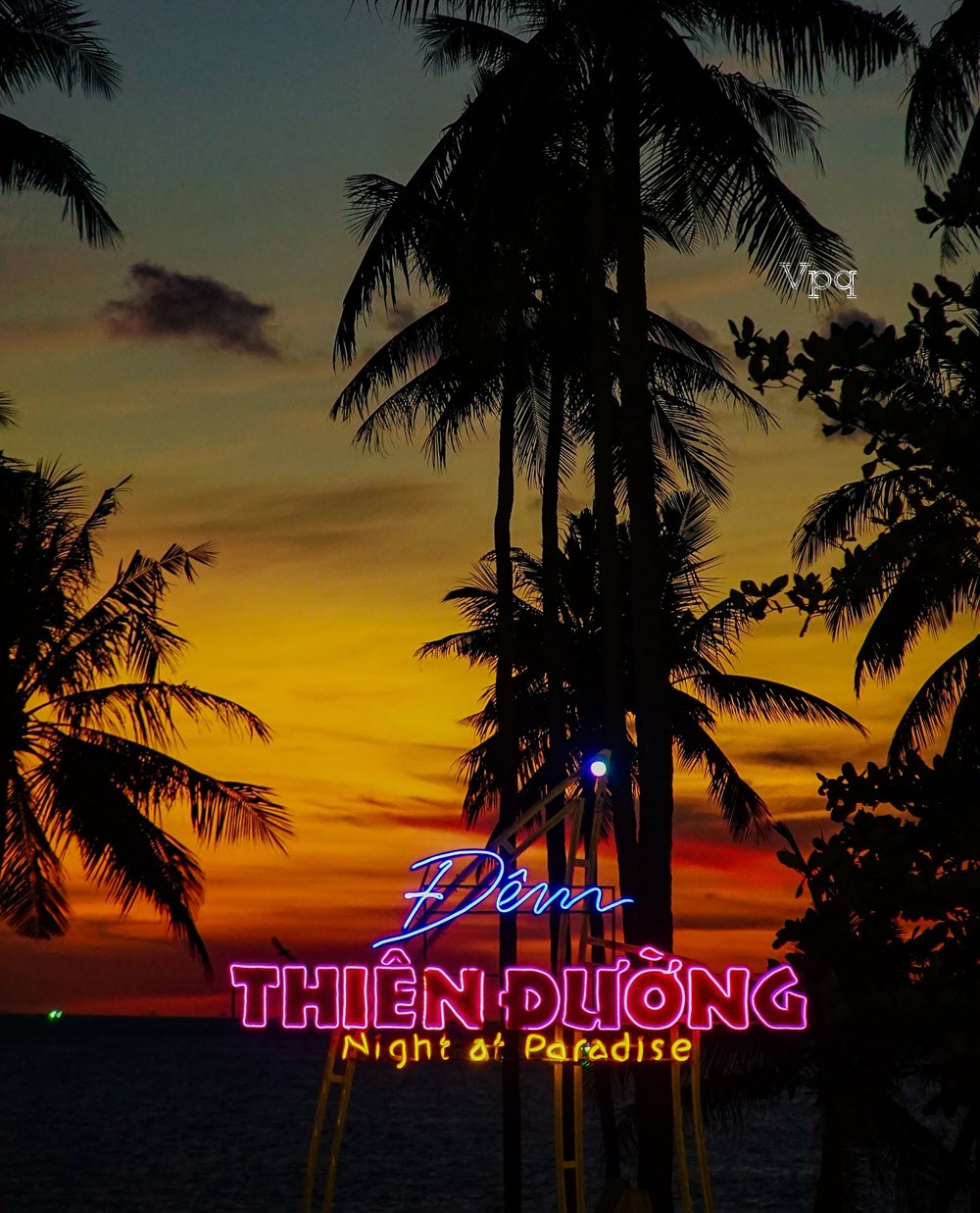 Đ&ecirc;m thi&ecirc;n đường at night pradise