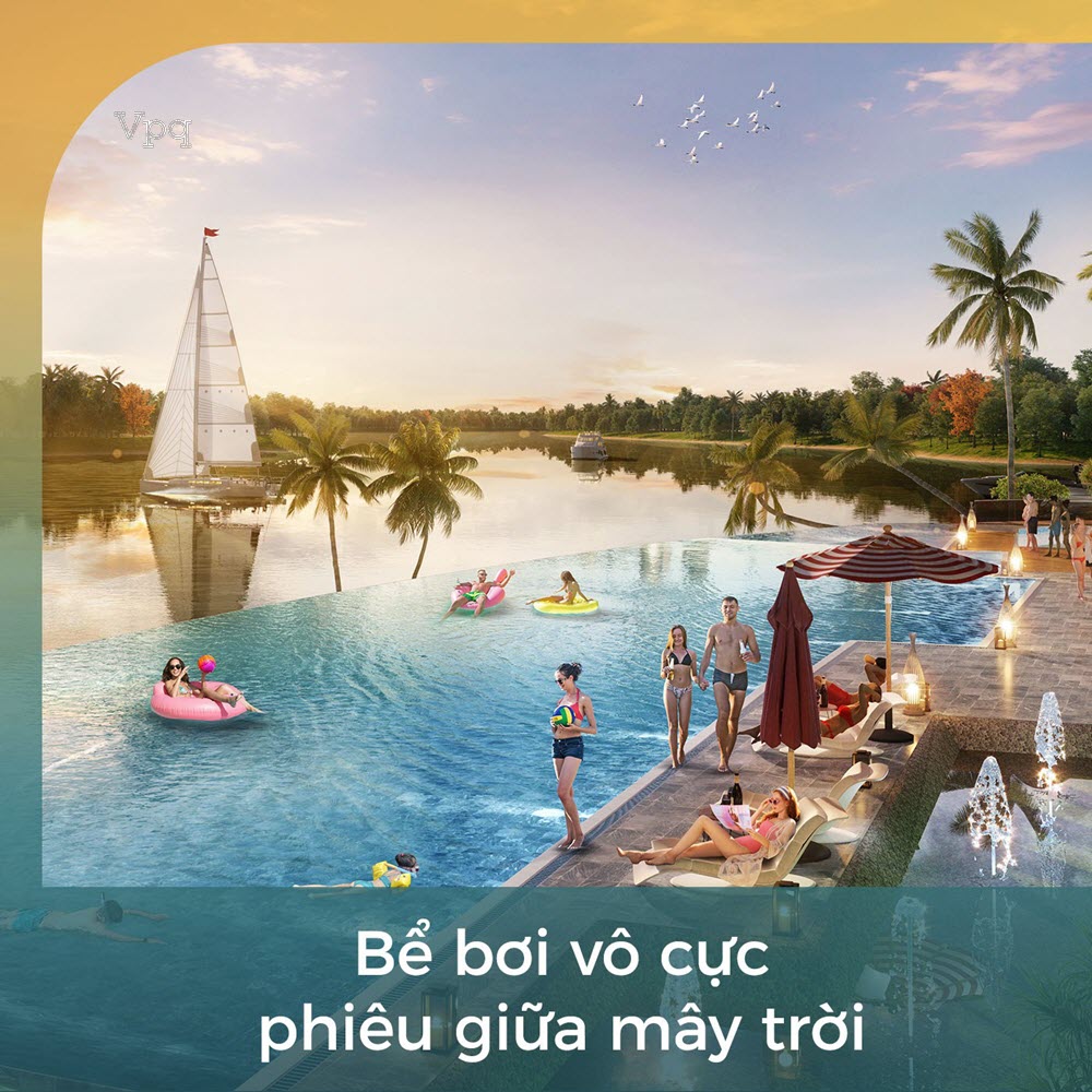 Bể bơi vô cực phiêu du giữa mây trời