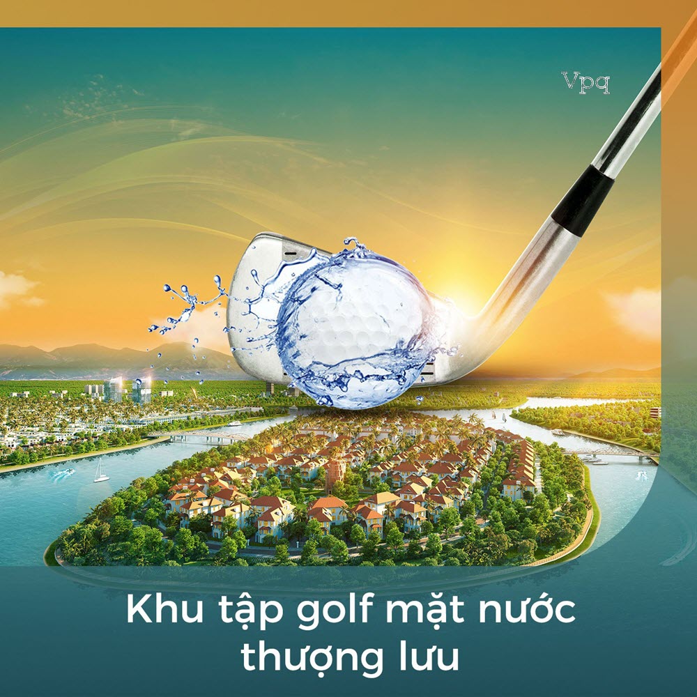 Khu tập Golf mặt nước thượng lưu