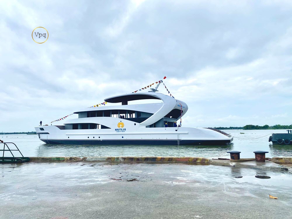 H&igrave;nh ảnh du thuyền cao cấp Nautilus Namaste sau khi đ&atilde; hạ thủy tại Ph&uacute; Quốc