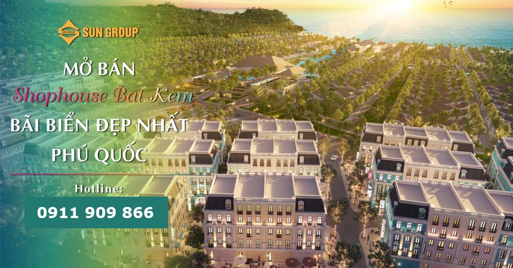 Phối cảnh Shophouse Melodia Bãi Kem