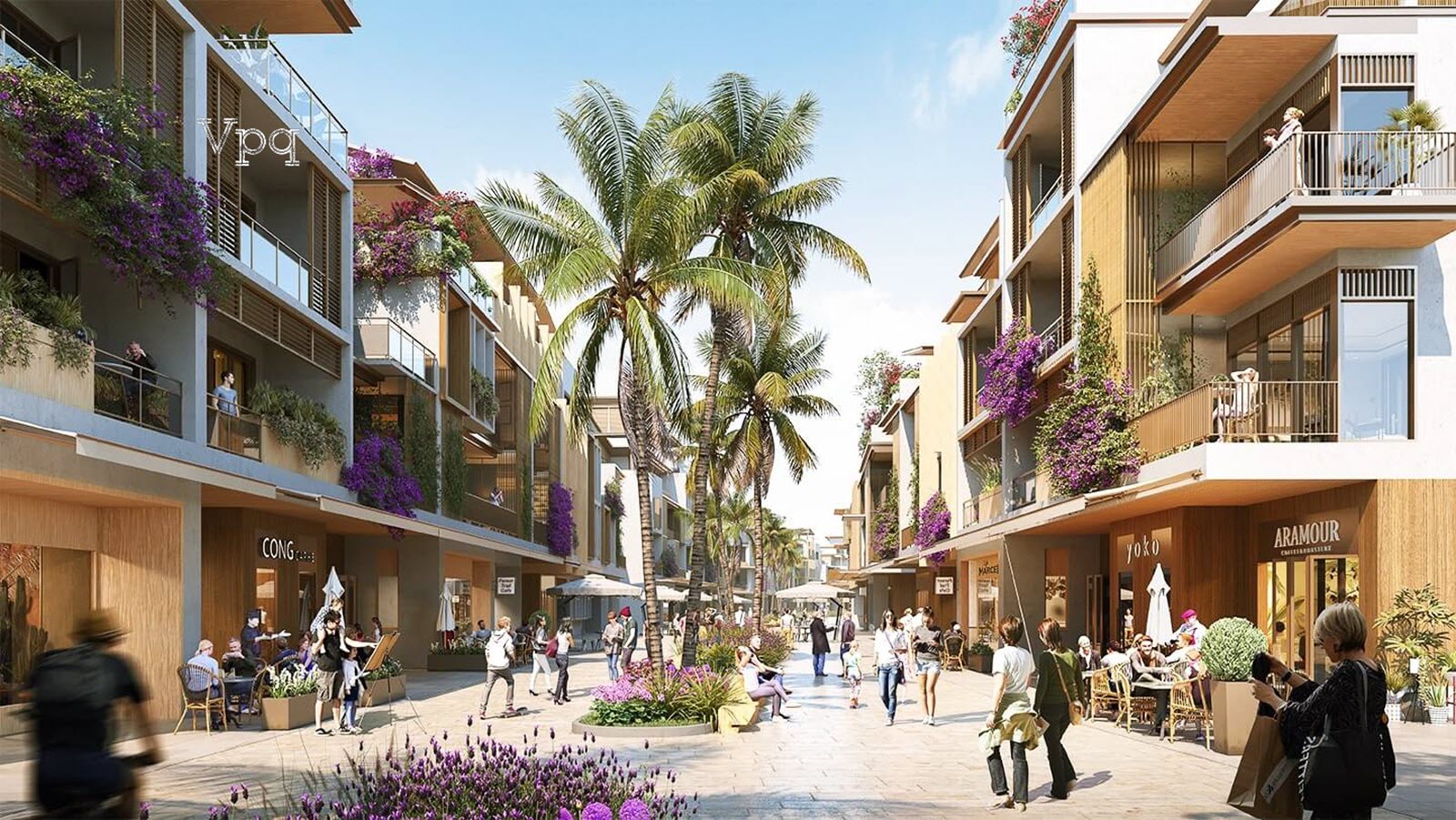 Paradise Walk - Shophouse trục đại lộ quảng trường kinh doanh bất tận tại Hòn Thơm