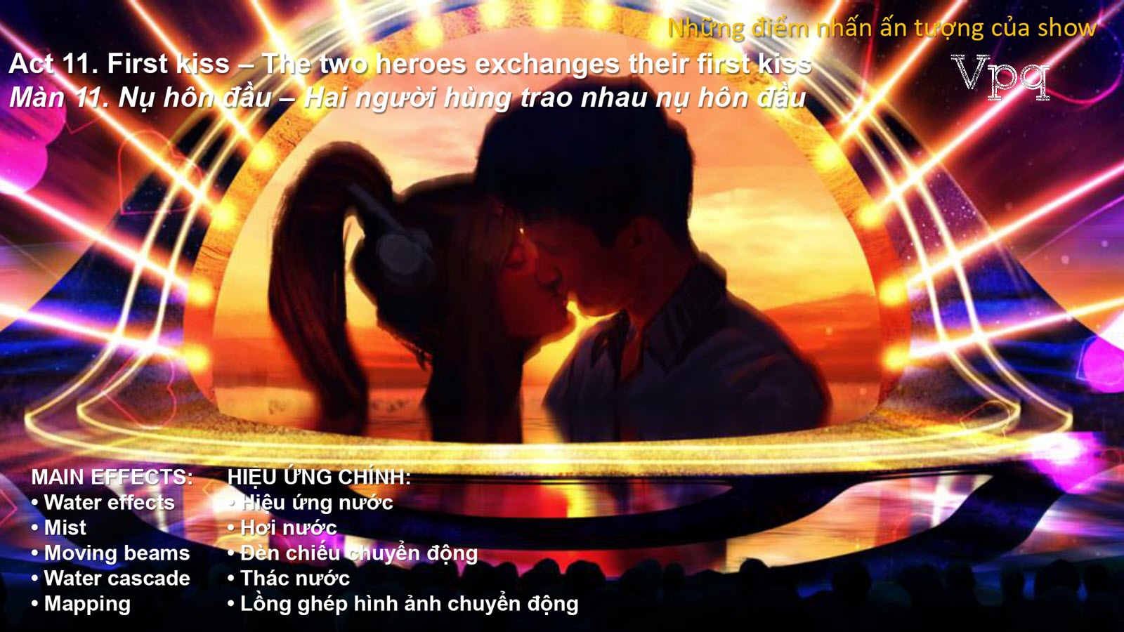 Màn 11: Nụ hôn đầu - Hai người hùng trao nhau nụ hôn đầu