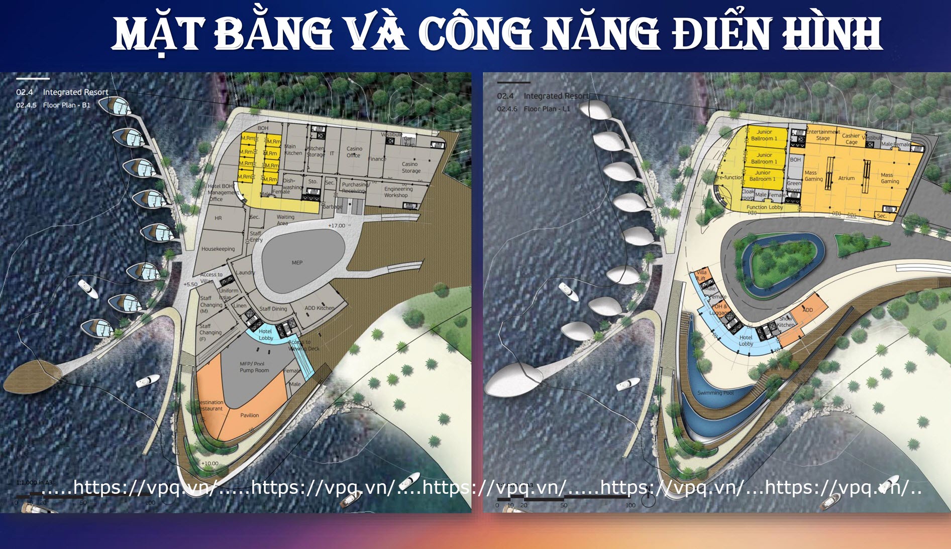 Mặt bằng v&agrave; c&ocirc;ng năng t&ograve;a nh&agrave; C&aacute;nh Buồm