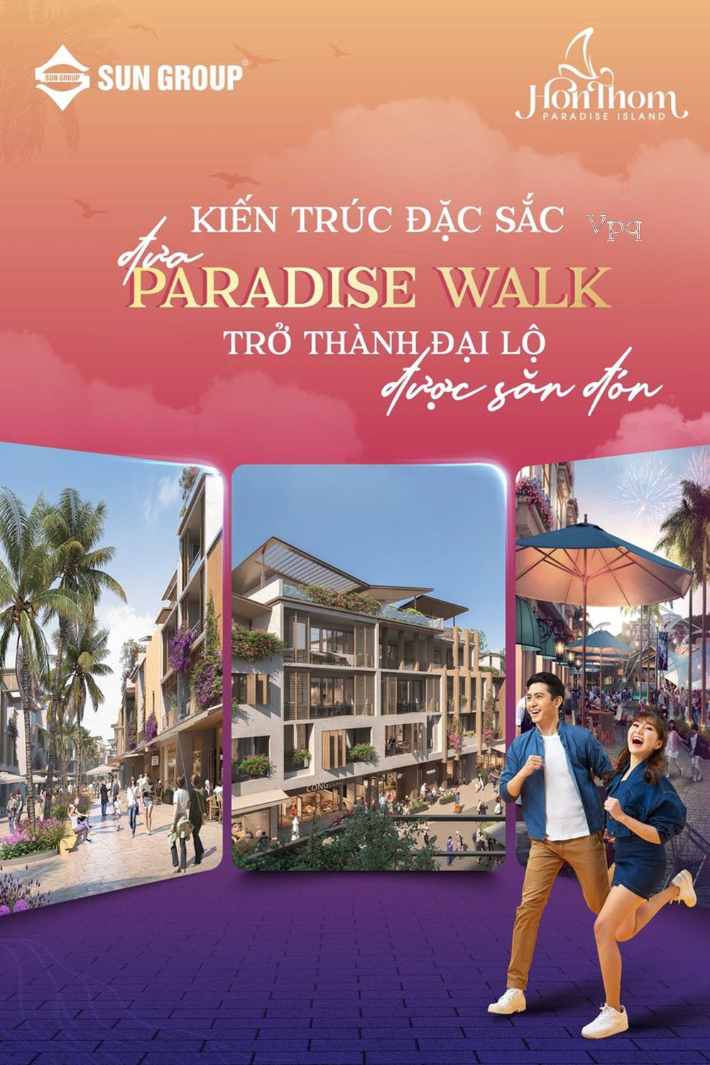Kiến tr&uacute;c Paradise Walk