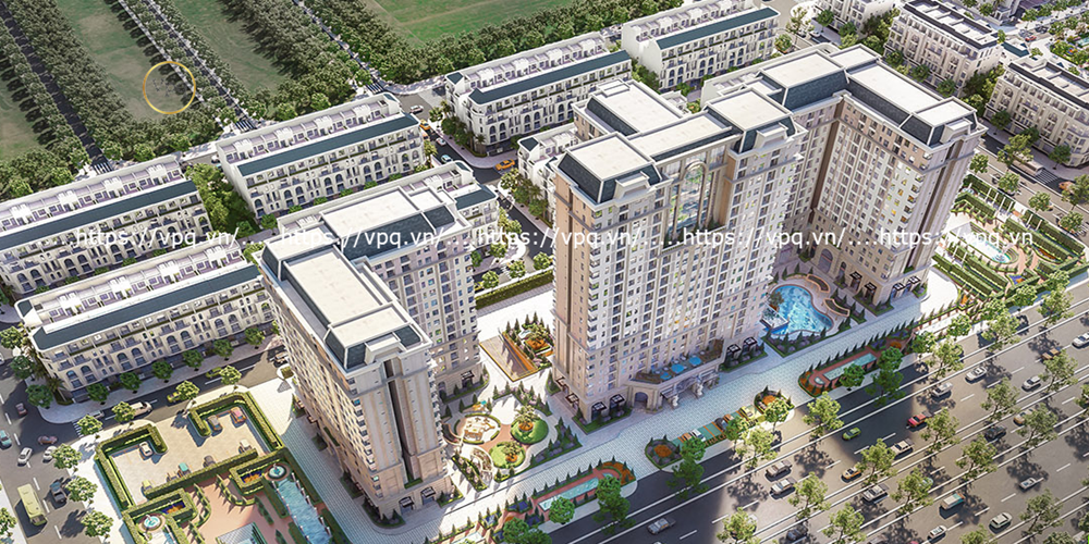 Phối cảnh khu đô thị Lam Hạ Center Point Hà Nam