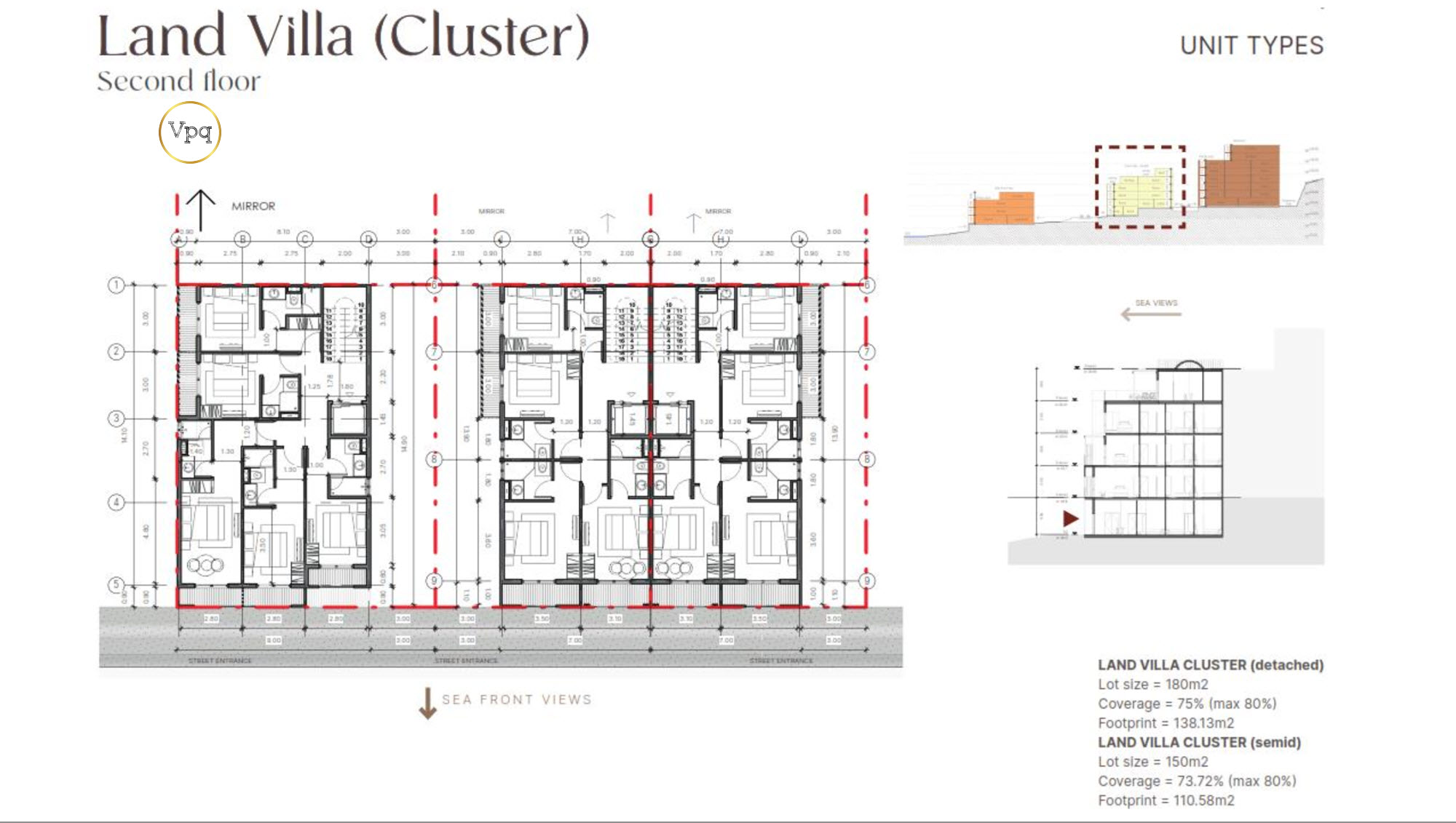 Layout Commercial Villa Song Lập