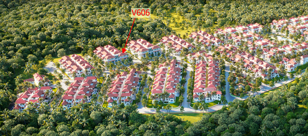 Vị tr&ecirc;n V606 đối diện c&ocirc;ng vi&ecirc;n Hill-Trail
