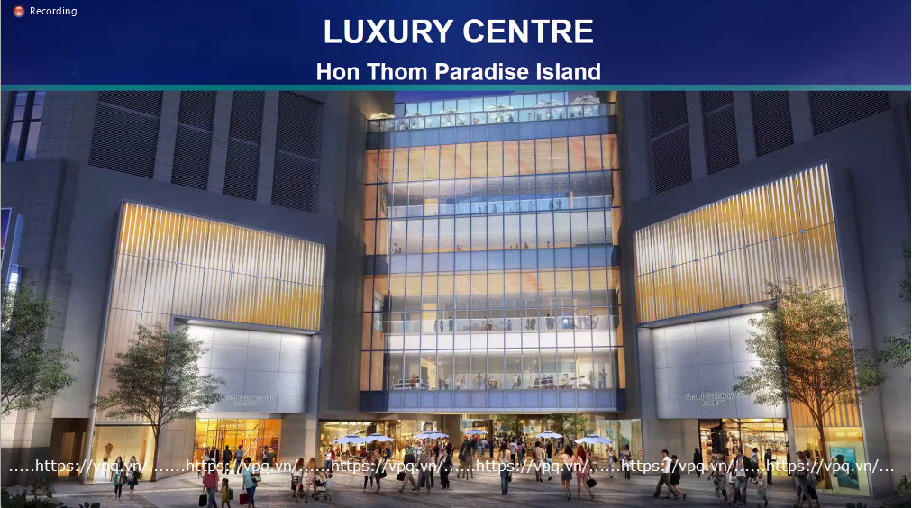 Khu vực trung t&acirc;m thương mại Luxury Center tại t&ograve;a nh&agrave; C&aacute;nh Buồm