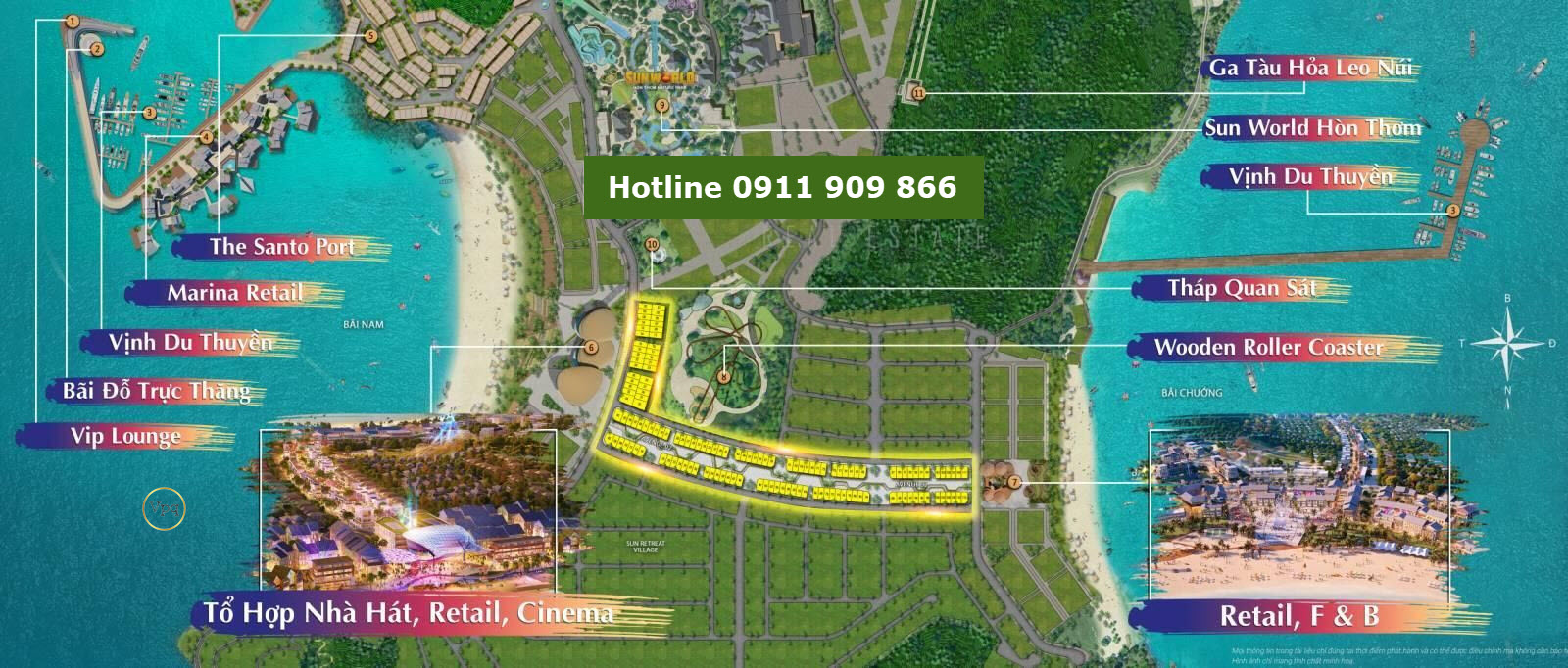 Paradise Walk là đại lộ lớn nhất đảo thiên đường Hòn Thơm