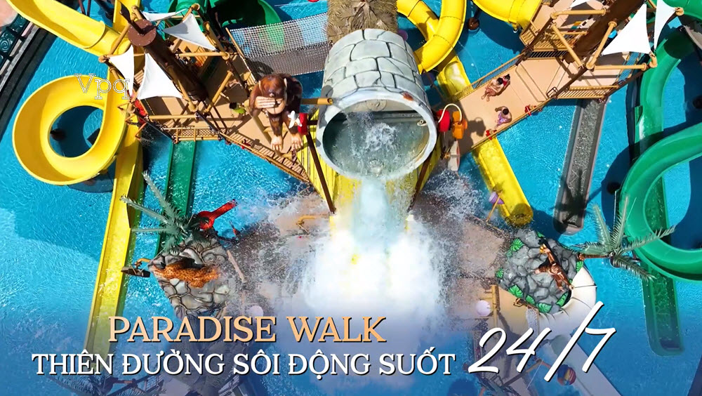 Paradise Walk kế b&ecirc;n c&ocirc;ng vi&ecirc;n nước lớn nhất Đ&ocirc;ng Nam &Aacute;