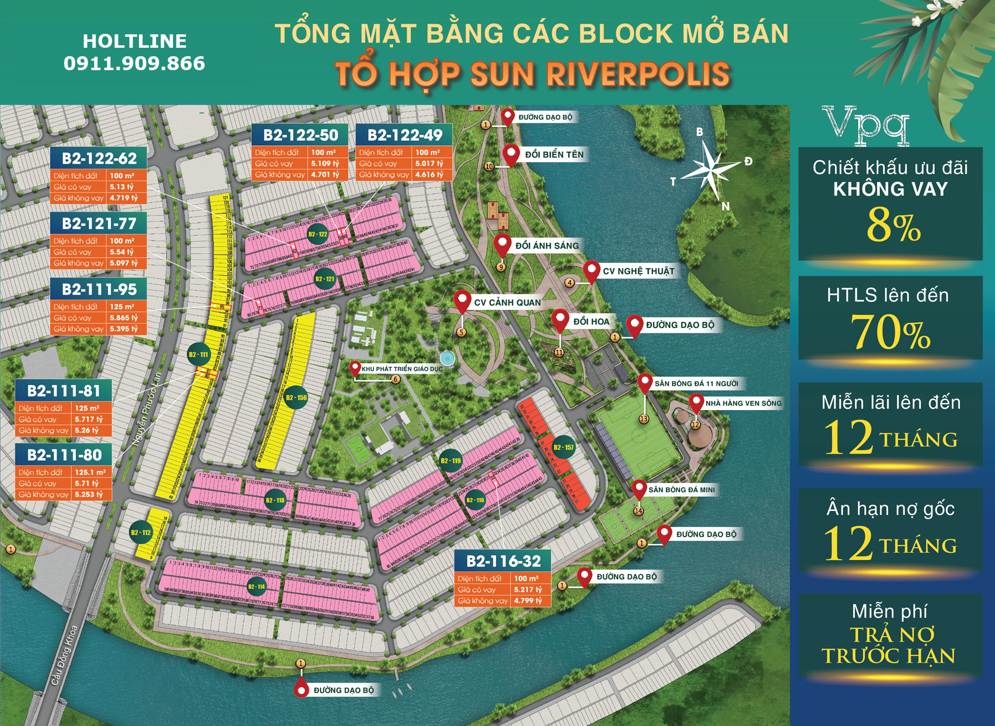 Bảng Hàng Sun Riverpolis Đà Nẵng - Giá Bán Trực Tiếp CĐT