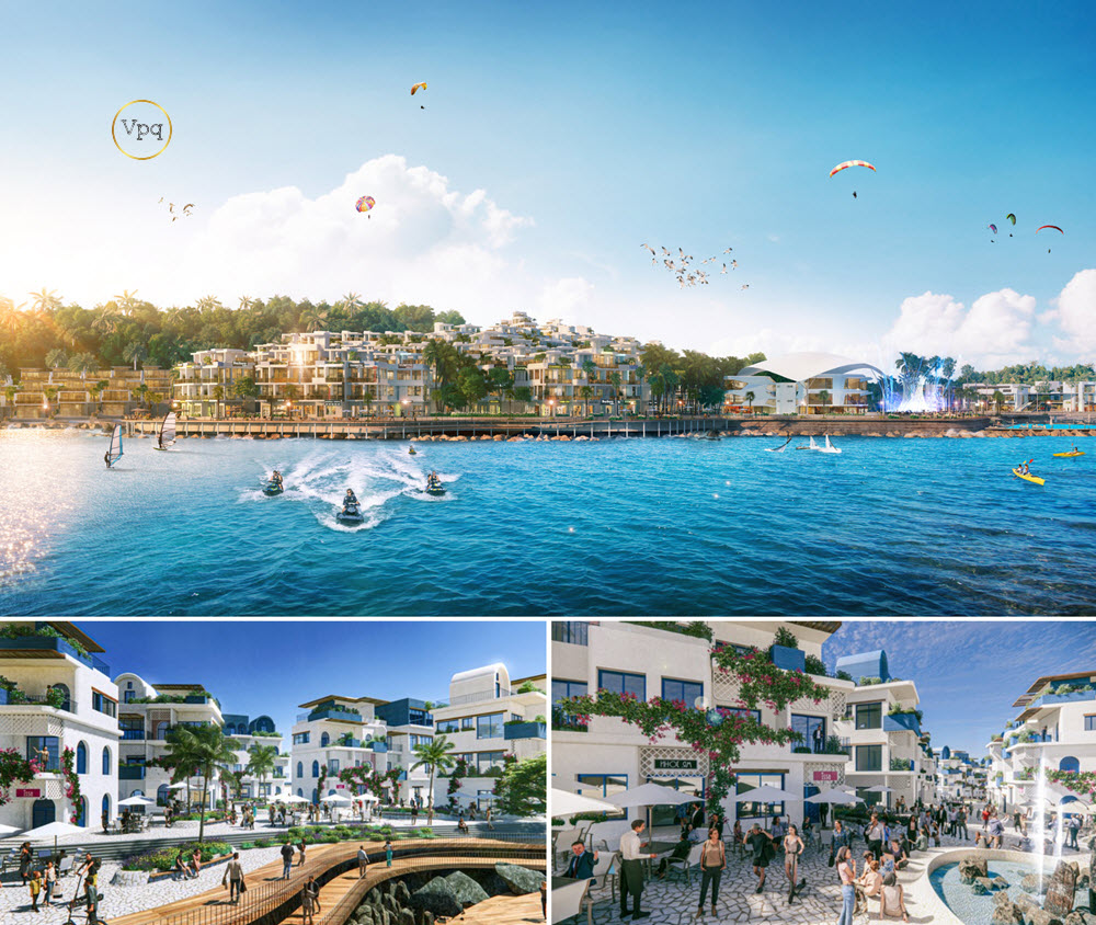 Phân khu The Santo Port với những căn shophouse lấy cảm hứng từ ngôi làng Santorini - Hy Lạp độc bản