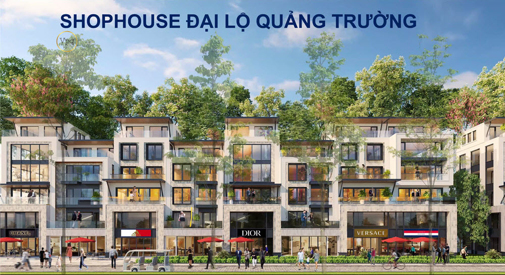 Shophouse tại Sun Secret Valley. Ảnh: Sun Group
