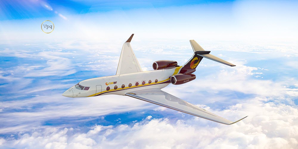 Ảnh: Máy bay thương hiệu siêu sang Sun Air - Sun Group