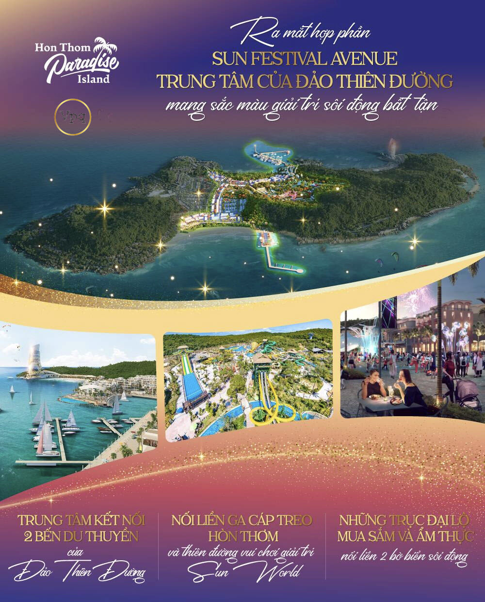 Sun Festival Avenue - Mảnh ghép sắc màu giải trí bất tận tại đảo Thiên Đường