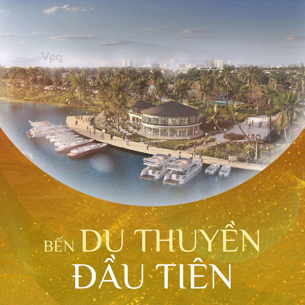 Phối cảnh bến du thuyền tại Sun Riverpolis
