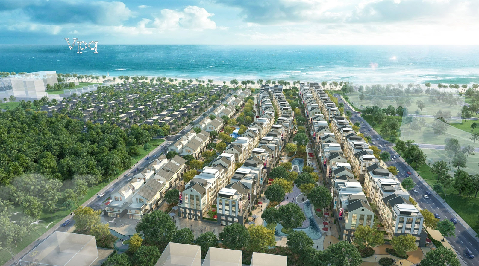 Phối cảnh Retail Villa Sun Group Ph&uacute; Quốc