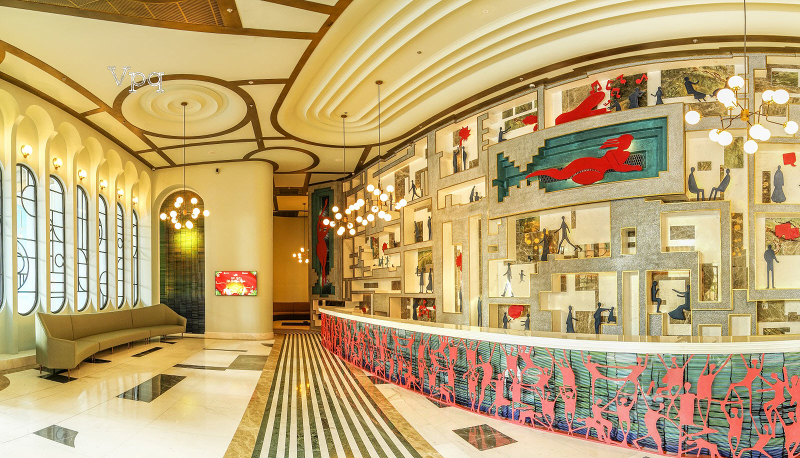 Sảnh tầng 1 Sun Signature Galley Ph&uacute; Quốc