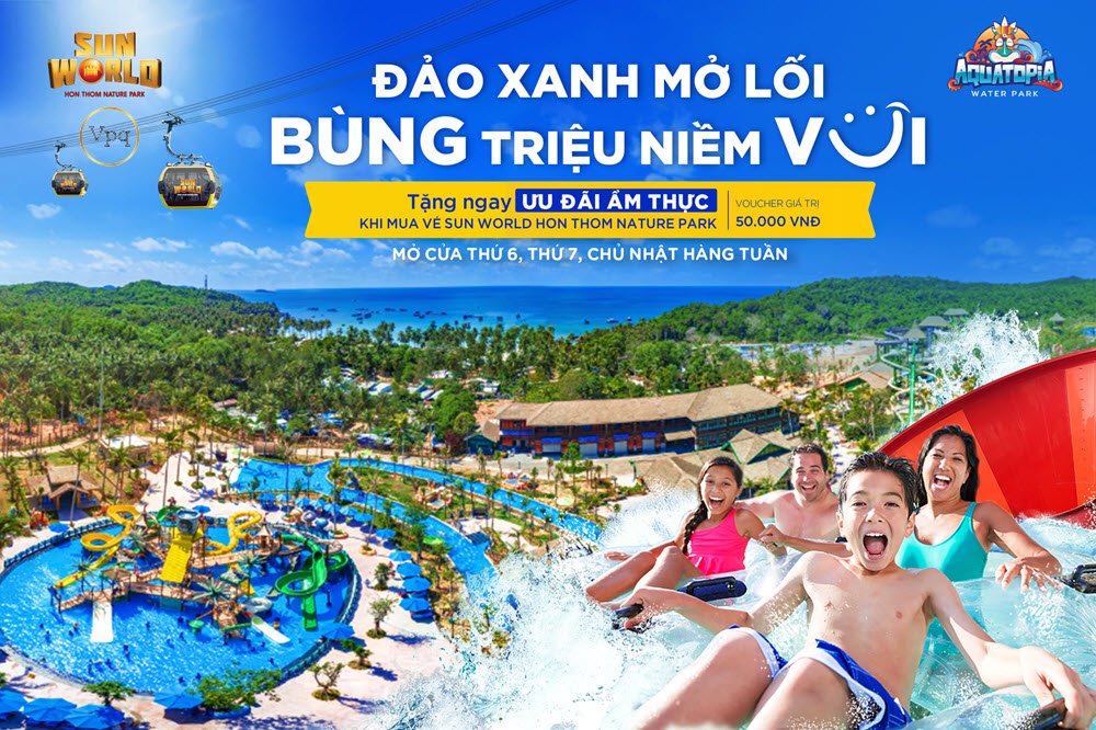 Cùng khám phá đảo thiên đường - ngày vui bất tận