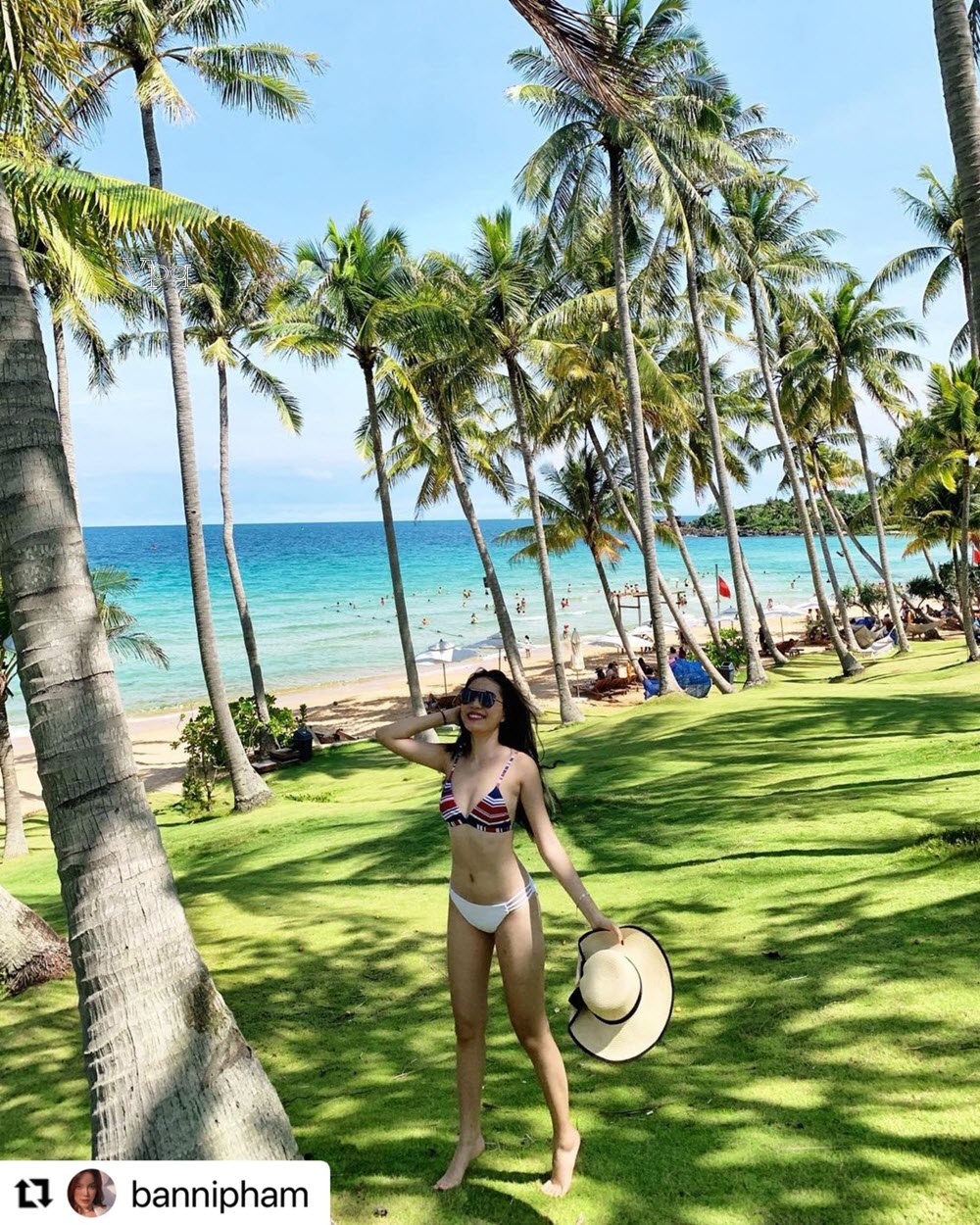 Check in những rặng dừa si&ecirc;u đẹp tại H&ograve;n Thơm