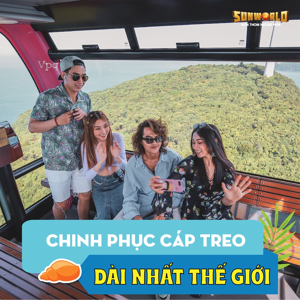 Chinh phục bay tr&ecirc;n biển c&ugrave;ng c&aacute;p treo H&ograve;n Thơm Ph&uacute; Quốc