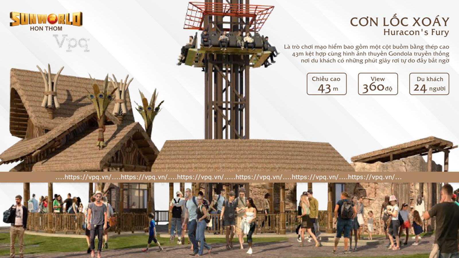 Tr&ograve; chơi Cơn Lốc Xo&aacute;y cảm gi&aacute;c mạnh tại Sun World Phu quoc