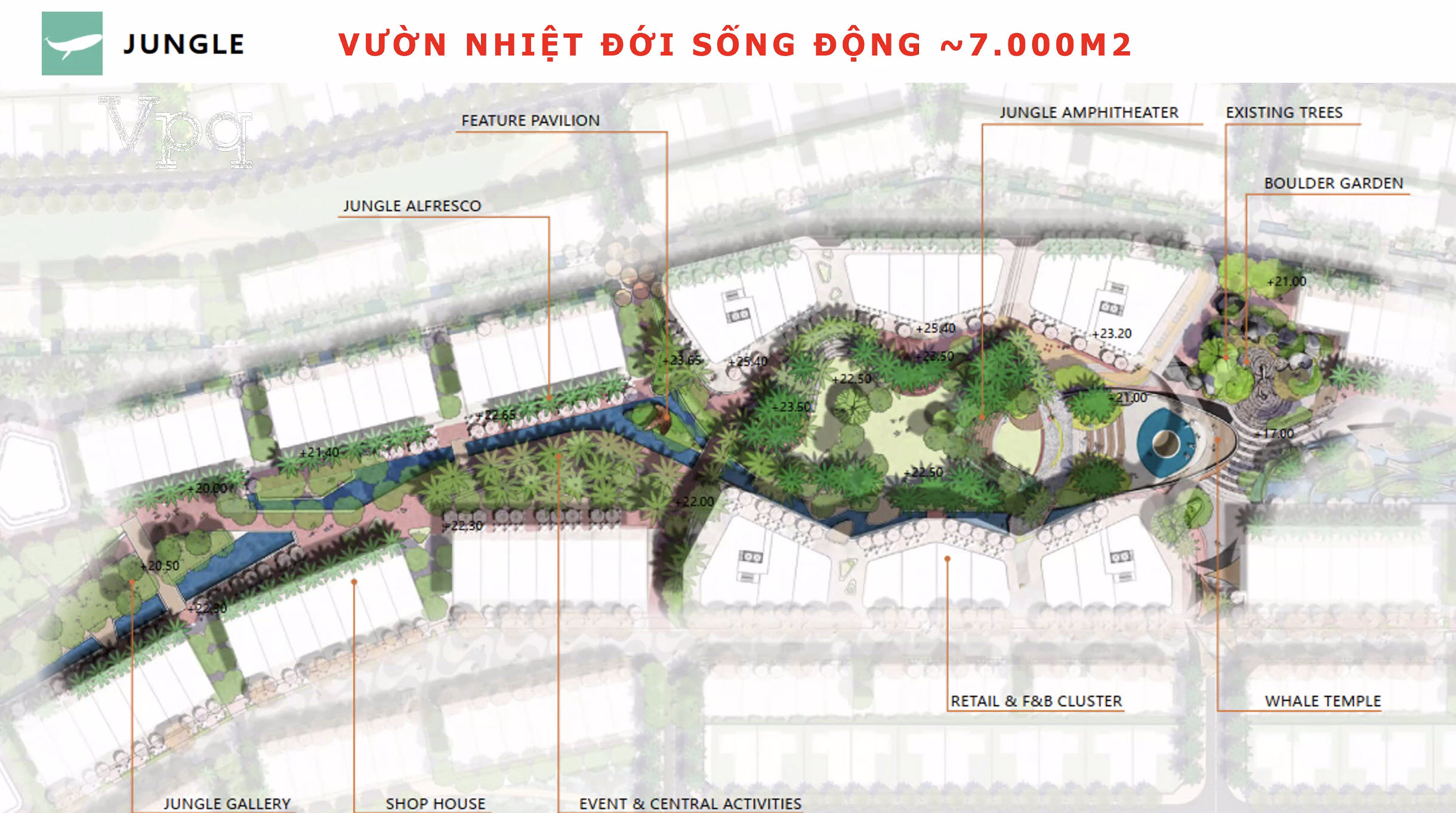 Vườn nhiệt đới tại Sun World Bãi Sao