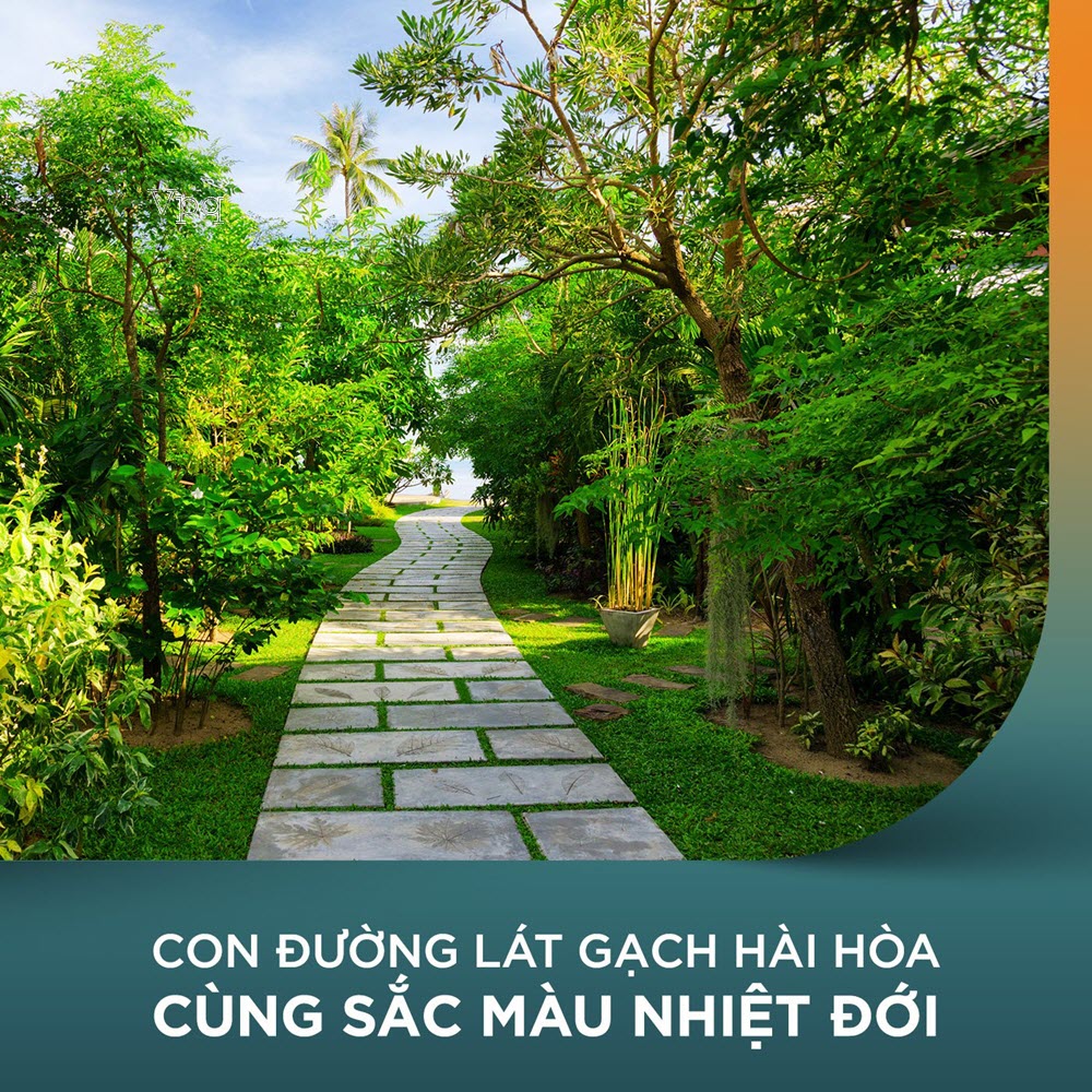 Những con đường lát gạch tại Sunneva Island