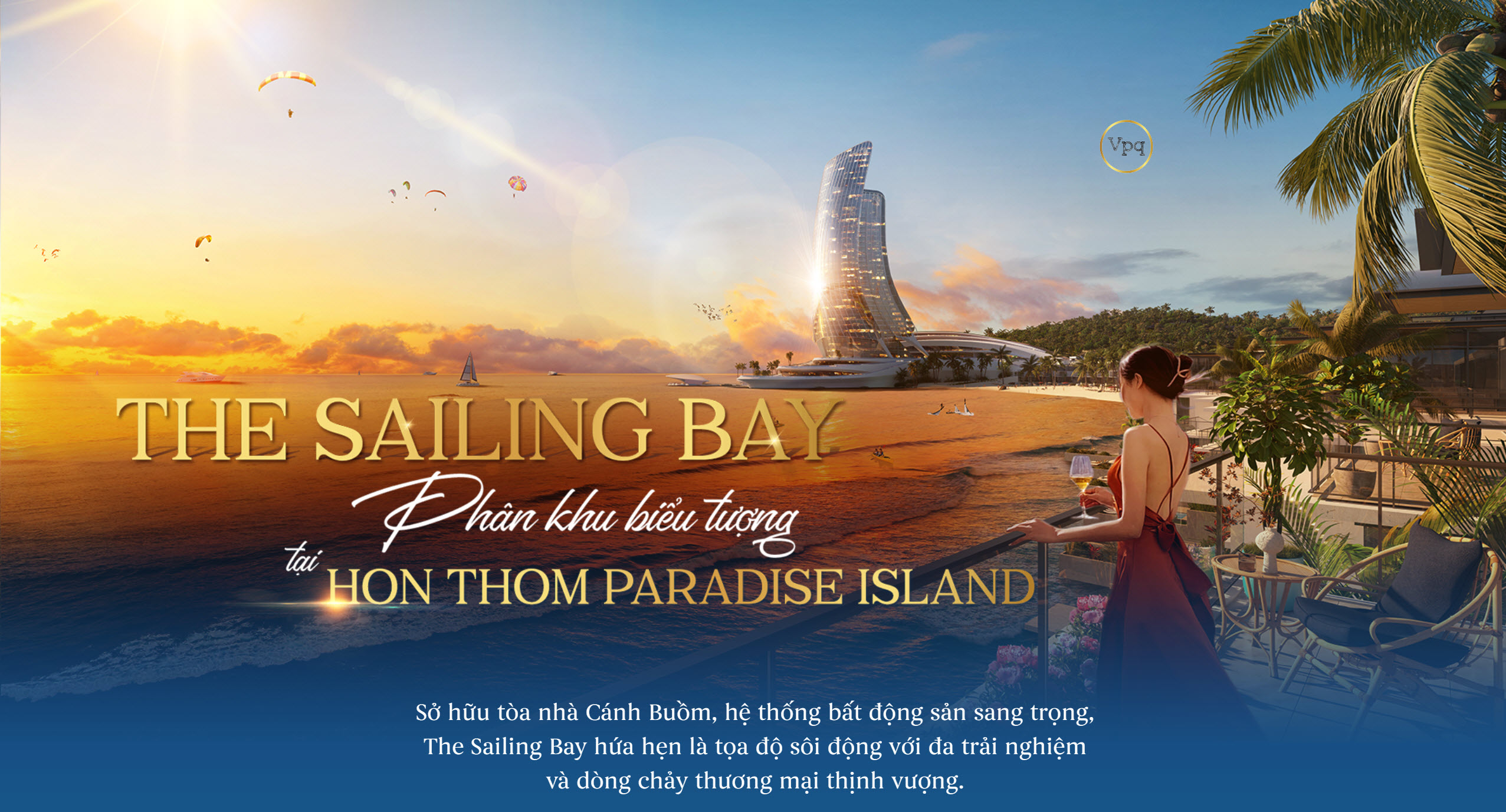 Phối cảnh Tòa Nhà Cánh Buồm Hòn Thơm
