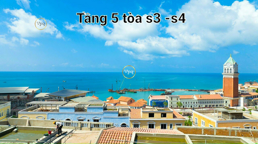 View từ tầng 5 căn hộ The Sky Phú Quốc