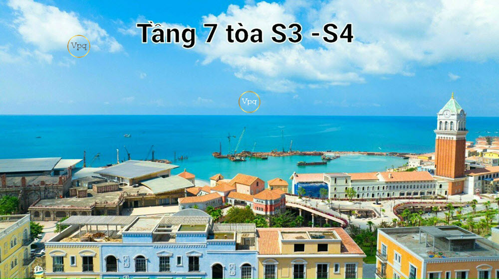 View từ tầng 7 căn hộ The Sky Phú Quốc