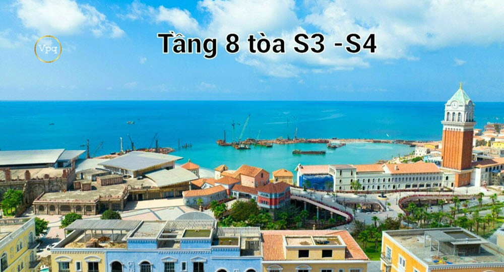 View từ tầng 8 căn hộ The Sky Phú Quốc