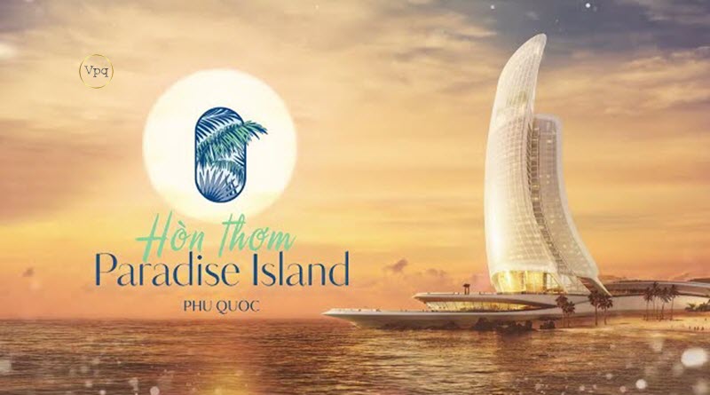 Tòa tháp biểu tượng cánh buồm no gió tại đảo Thiên Đường Hòn Thơm