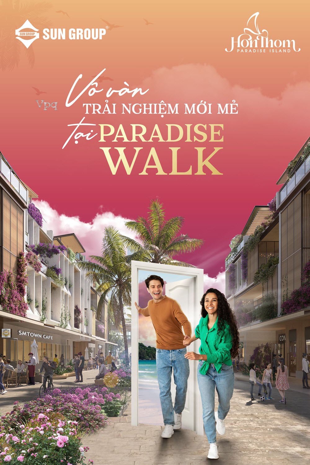 V&ocirc; v&agrave;n trải nghiệm tại Paradise Walk