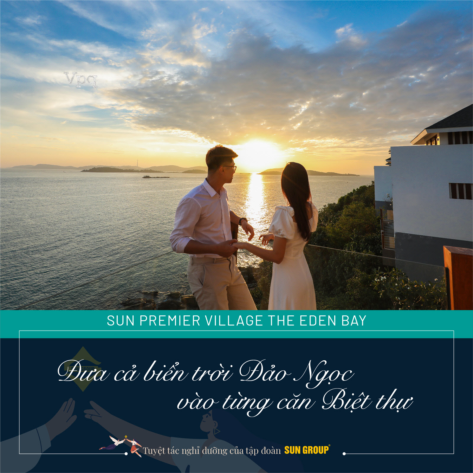 Ngắm hoàng hôn tại Sun Premier Village The Eden Bay