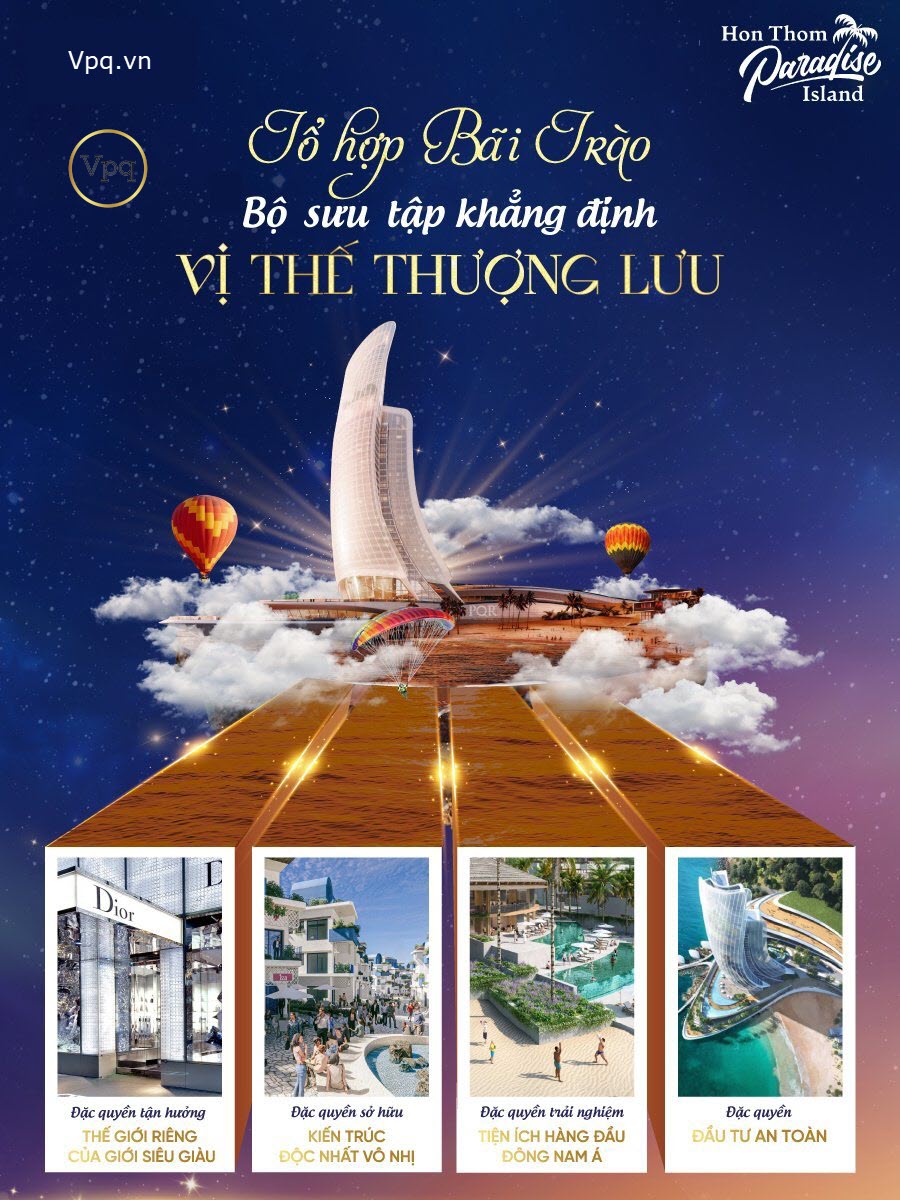 Tổ hợp Bãi Trào Hòn Thơm - Bộ sưu tập khẳng định vị thế thượng lưu